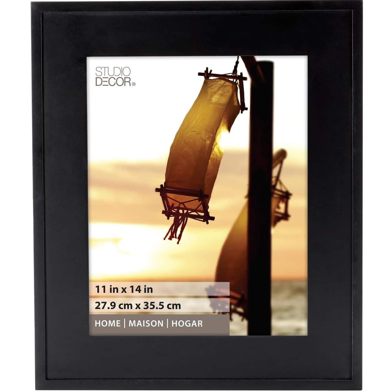 8 Pack: Black Hampton 11" x 14" Frame, Home by Studio Décor®